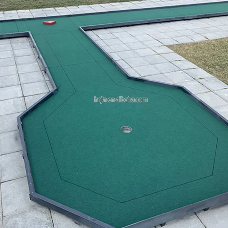 Mini Golf Driving Range training Course Golf Hitting Mat Manufacturer Custom Golf 3d Hitting Mat