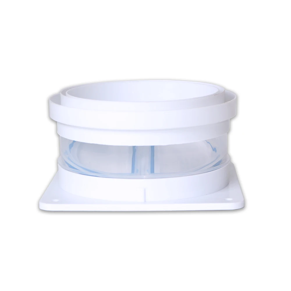 Kitchen hood Public flue check valve Smoking machine check valve transparent double open Round Non Return Backdraft Damper