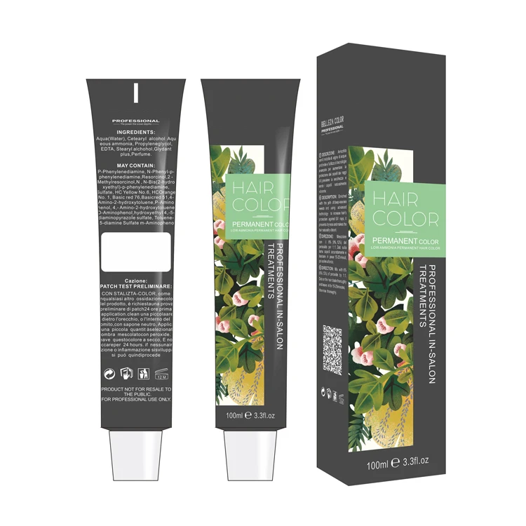 100ML 55Colors Salon Use Professional Permanent Hair Colour