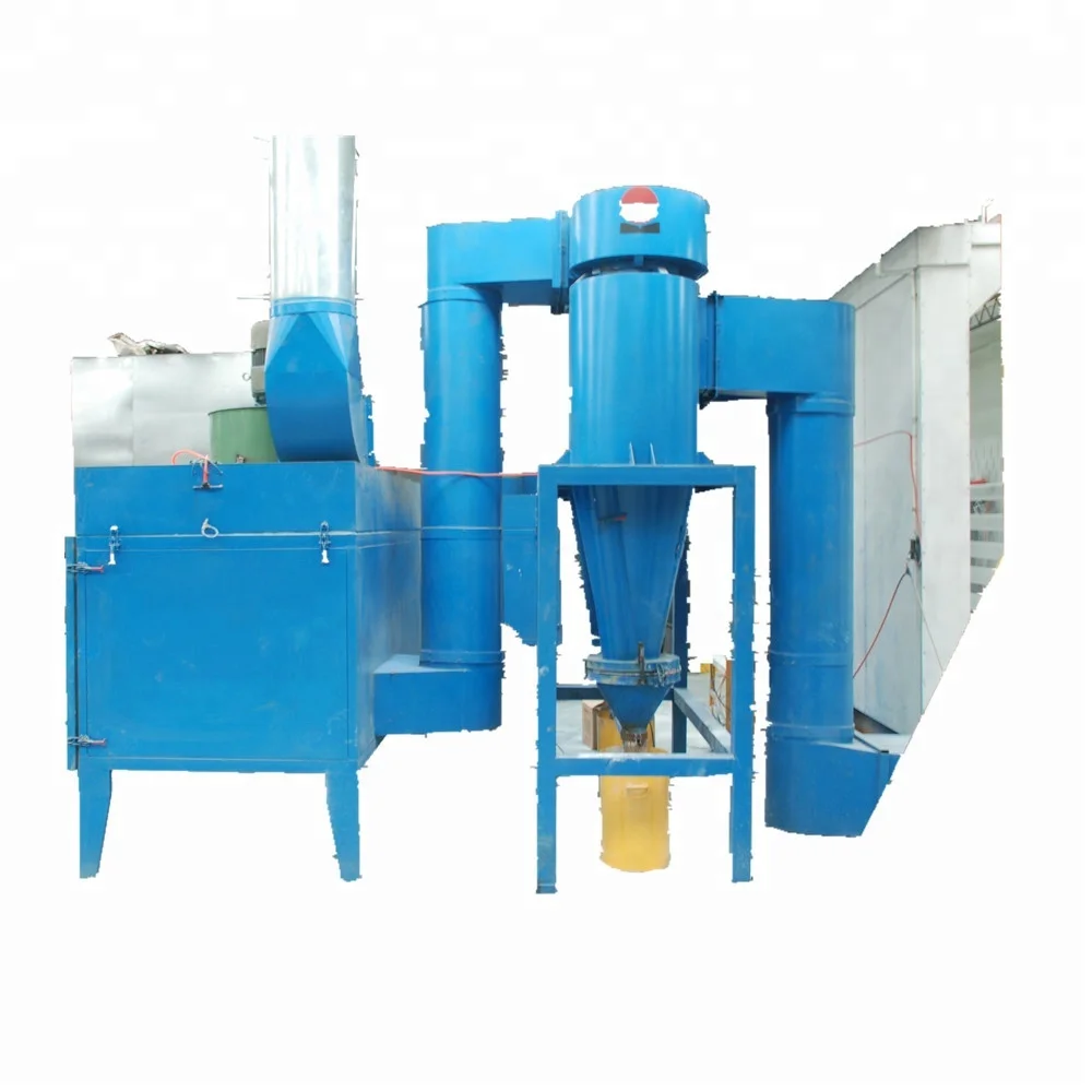 automatically big cyclone powder coating recovery system for the powder painting line