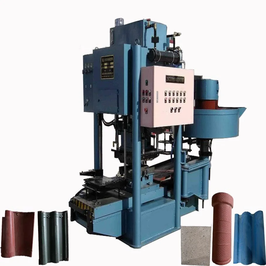 Concrete Tiles Making Machine mould changeable concrete roof tile and brick  making machine popular in 2024