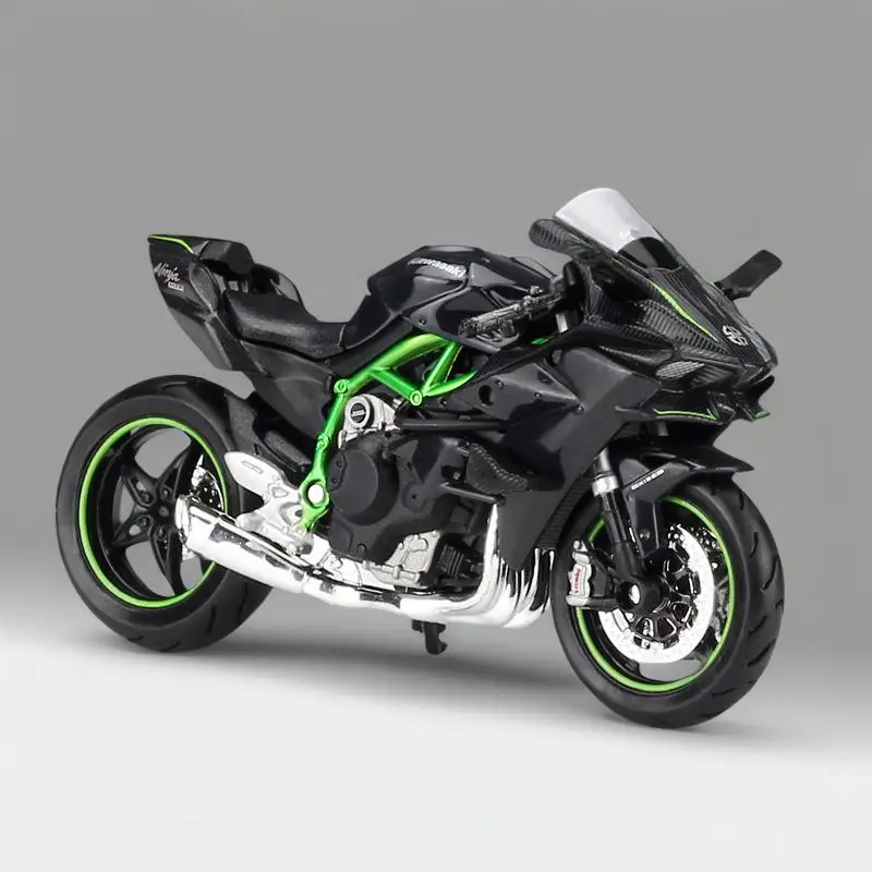 Модель 1:18 мотоцикла Maisto Kawasaki Ninja H2R Hon-da Suzuki Yamaha Ducati с базовым коллекторным орнаментом.