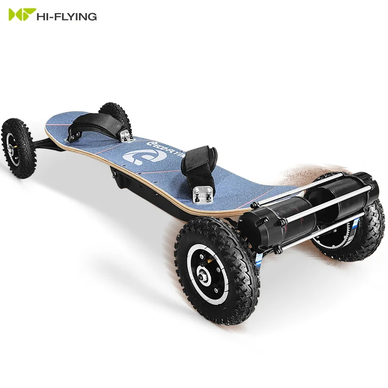 EU Dropshipping Beach Electric Skateboard Remote Control 9inch Offroad Electric Skateboard Adult Big Wheels Skateboards Electric