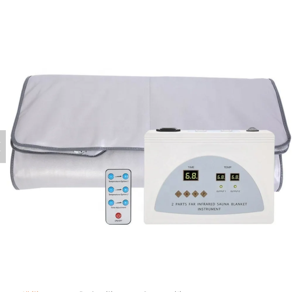 portable 2 zone  sauna blanket  Custom High Quality Wholesale Factory Supply Faux Sauna far infrared sauna thermal blanket