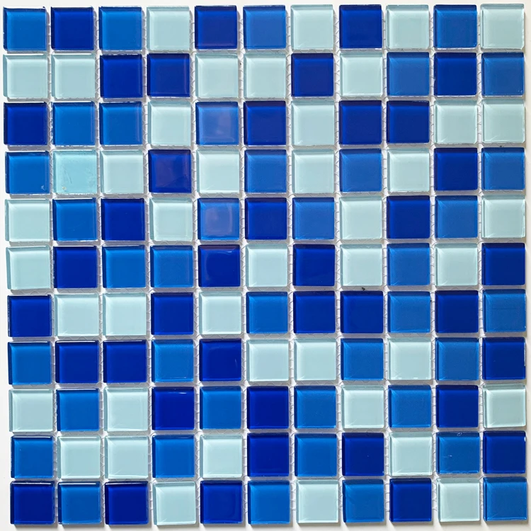 Цветная оптовая продажа, низкая цена, стеклянная мозаичная мозаика, бассейн 48x4 8 мм/23x23 мм, плитка для бассейна, для отелей, спа-вилл и т. д.