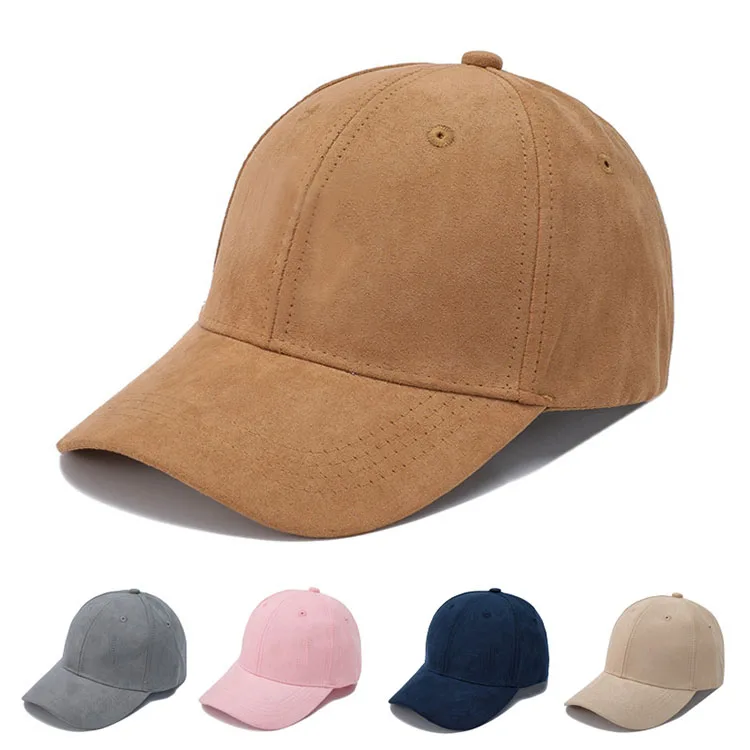 LRT Wholesale High Quality Fashion Cheap Suede Trucker Caps Hat Custom Embroidery Logo Thick Suede Sports Baseball Caps For Men