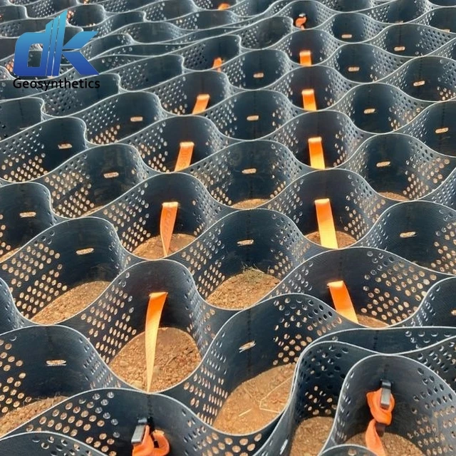 50mm 75mm height geocell ground grid paver geocell gravel grid for driveway