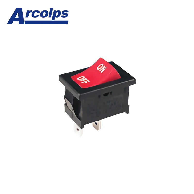 Red Blue Green Amber Flat Soft Line W/Round Len Waterproof Panel Rocker Switches