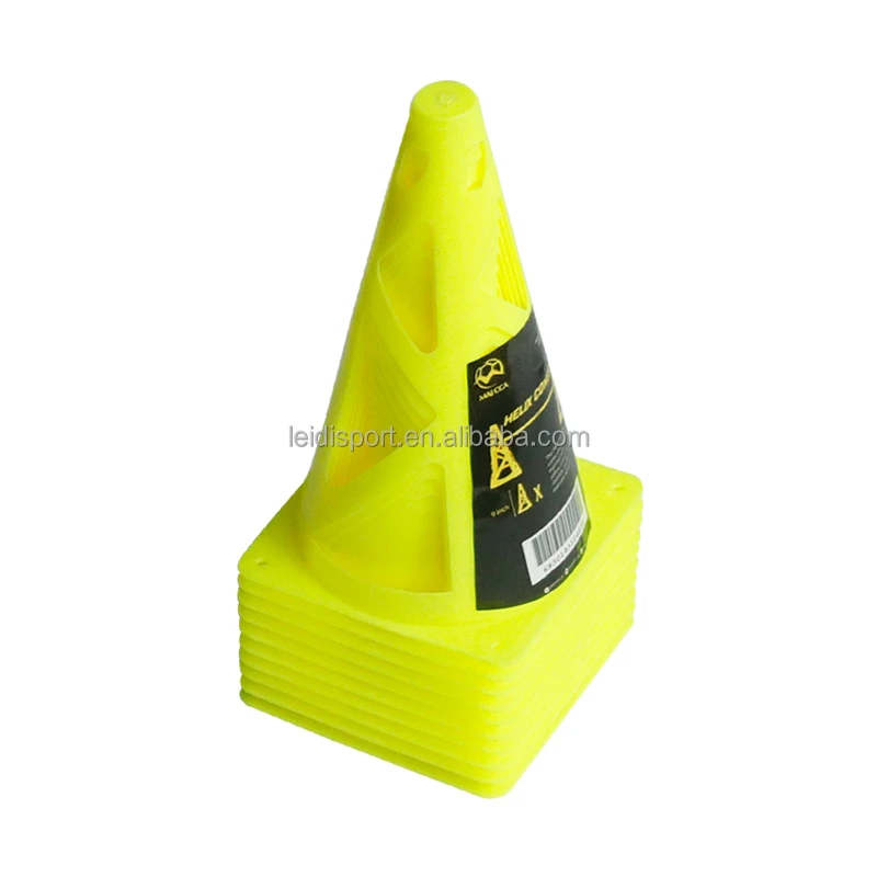 Football flat cone flat motion cone marker marker pole hurdle frame