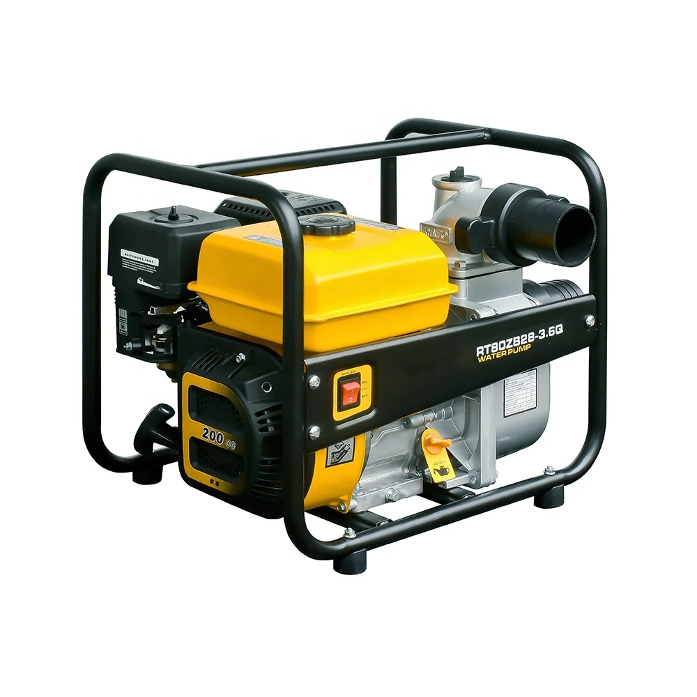 High Pressure Booster Deep Well Submersible Water Pumps & Parts / Farm Irrigation Small Gasoline Petrol Engine Industrial Pumps