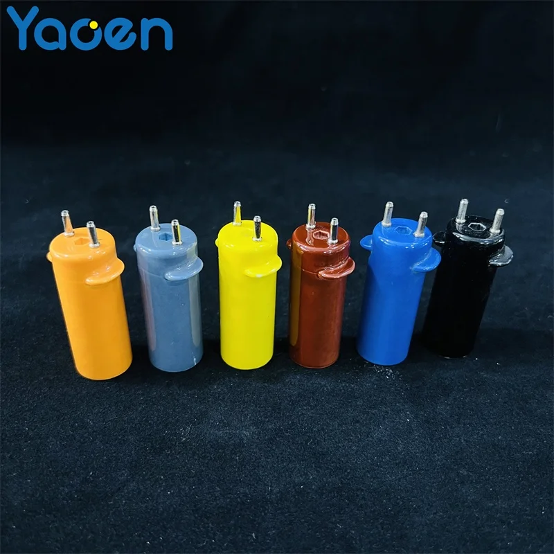 Colorful Glazed Alumina Ceramic Lamps Muti-size Ceramic Electric Light Socket Household Appliance Ceramics Factory Customizable
