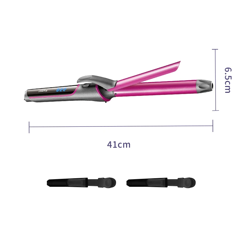 Kemei KM-5629 Portable Automatic Electric Curling Iron 70W High Power Temperature Adjustable Professional Hair Curlers