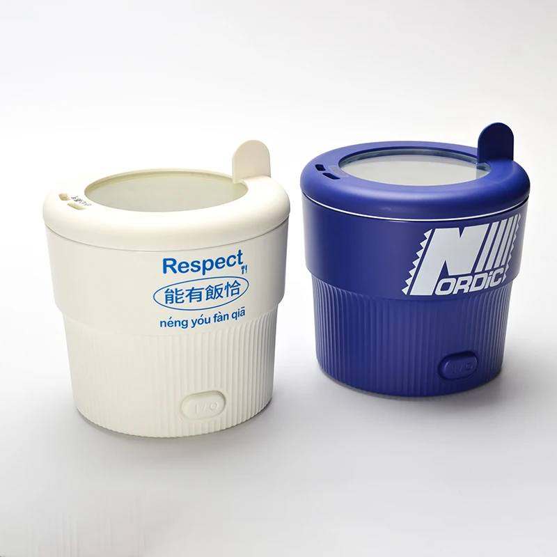 1 Person Appliances Dormitory Gift Rice Non Stick Travel Portable Frying Pan Skillets Cooking Noodle Soup Electric Mini Hot Pot