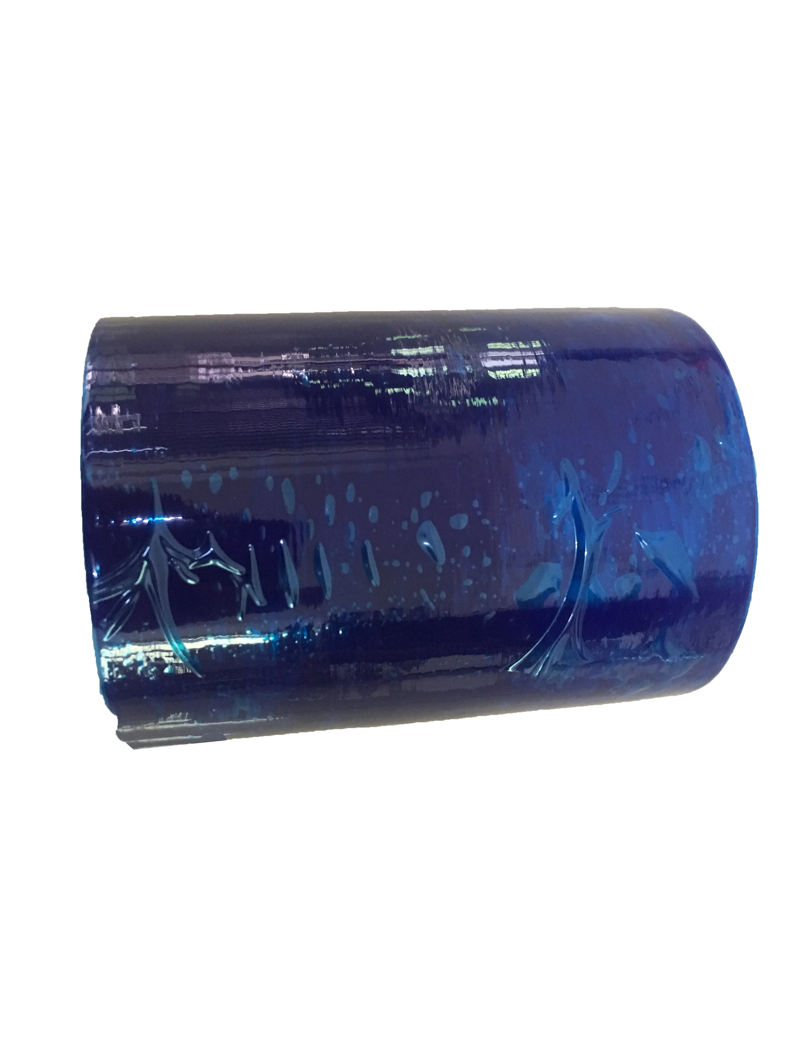 Customized PVC Extrusion Casting Film Roll Glossy Surface Pipe Wrap Tape for Air Conditioner Packaging Shrink Wrap Roll Shape