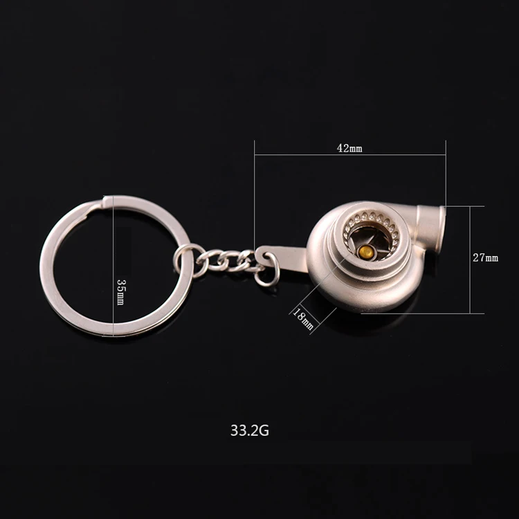 Novelty Wheel Rim Keychain  Creative Car Auto Metal Mini Parts Tyre Key Chain