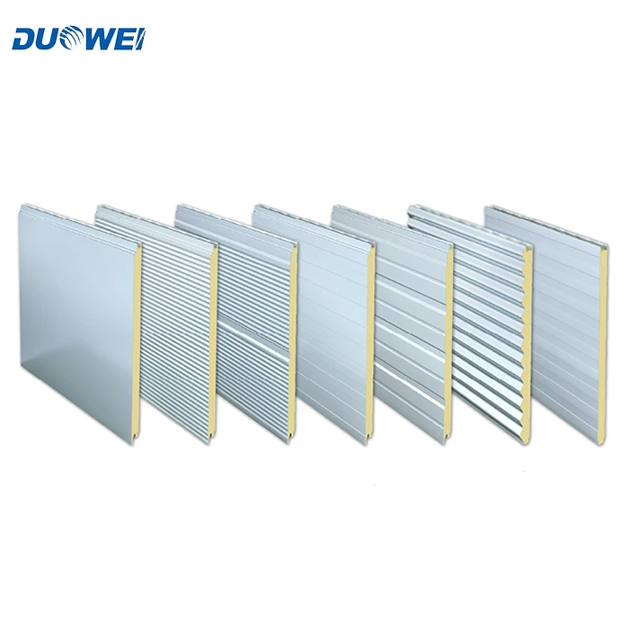 China Duowei 10cm PU Polyurethane Sandwich Panel In Middle East For Cold Storage