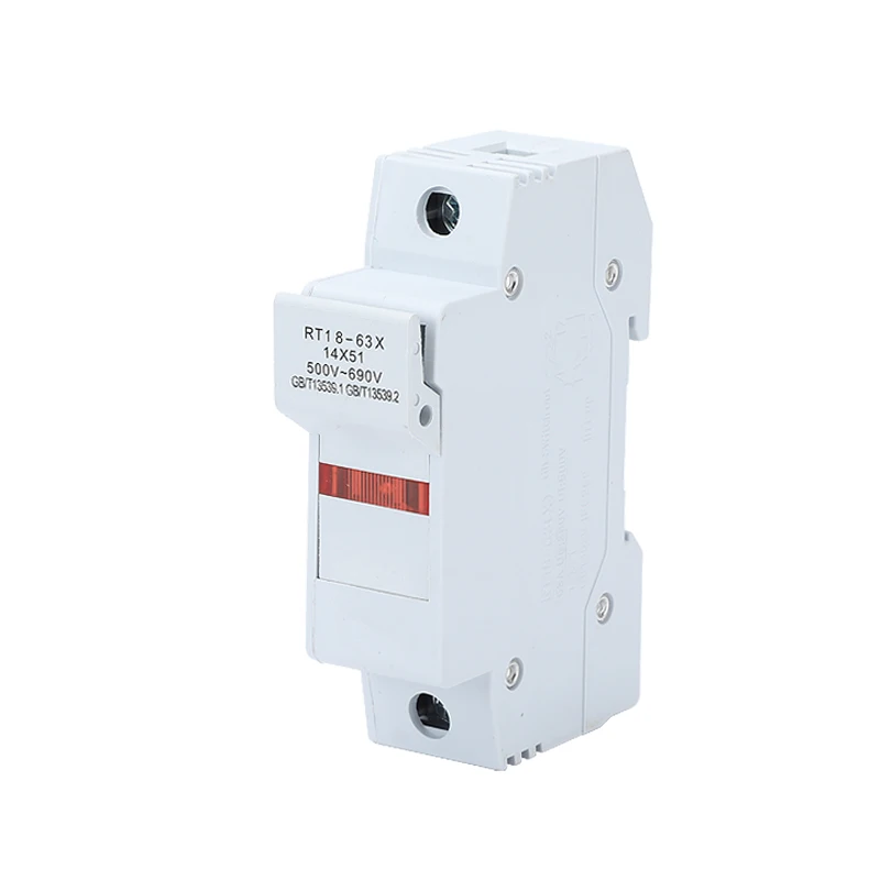 RT18-125X держатель предохранителя PV 1P 125A 500V 690V основание солнечного цилиндрического типа держателя со светодиодом