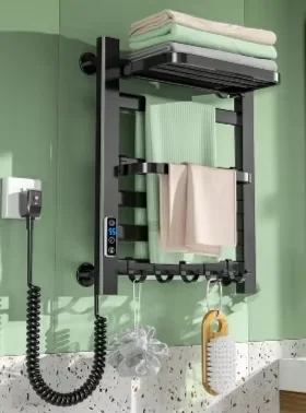 Anrun Professional Manufacturer Low Consumption Intelligent Electric Towel Dryer Electric Towel Rack Warmer