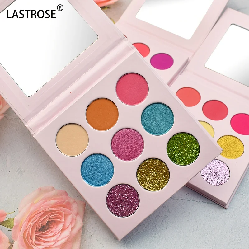 Wholesale 15 Colors pink Eyeshadow Palette square Shape Eye Shadow Private Label Eyeshadow Packaging