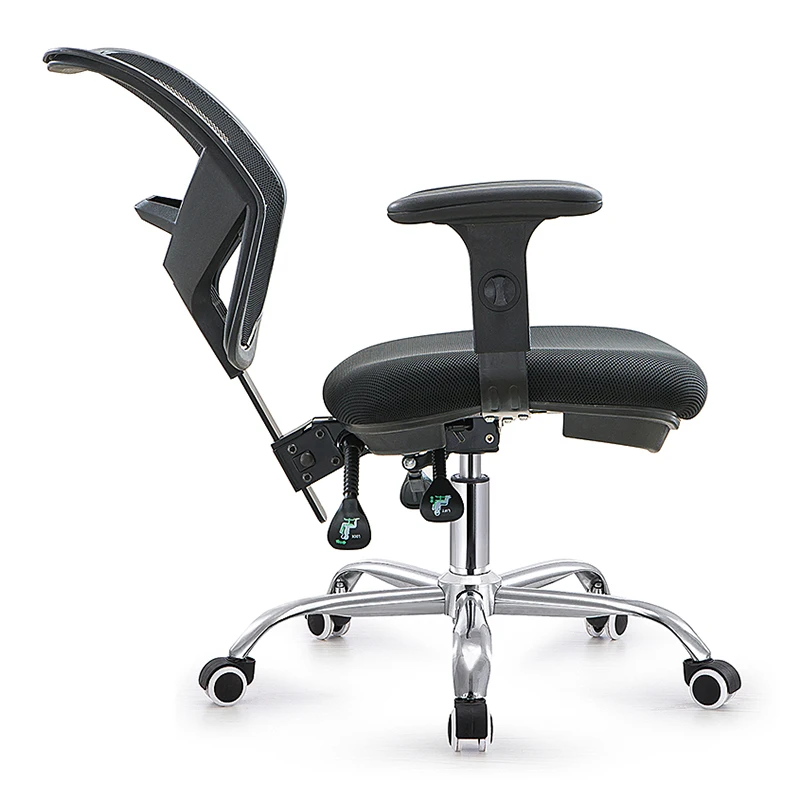 Foshan fabric full mesh middle back flip up arms ergonomic office chairs