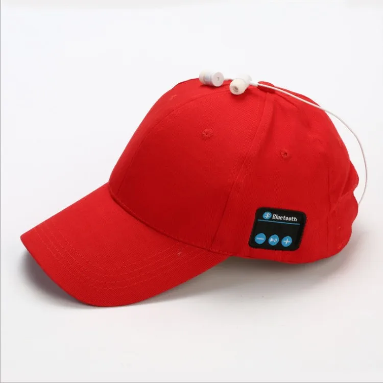 LED luminous Cap USB charging bluetooth music hat baseball hat with bluetooth function sports spot bluetooth headset hat