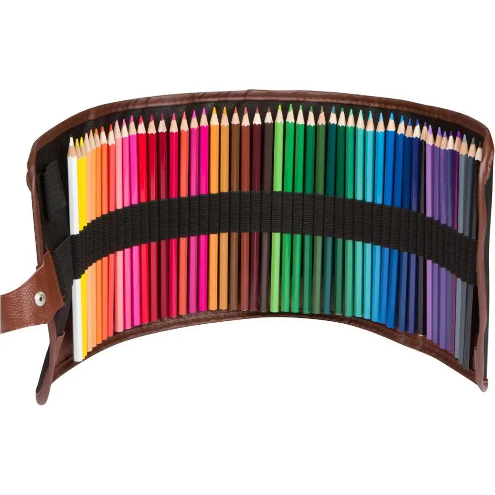 Natural  Wood Colour Pencils For Kids, 72 colored pencils With Tin box