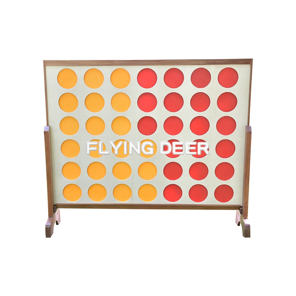 Outdoor garden lawn yard game connect 4 wooden giant connect four
