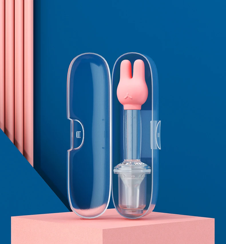 Baby Medicine Dispenser, Kids Medicine Pacifier, Soft Tip Liquid Medicine Syringe Dropper Feeder for Infant Toddler Newborn