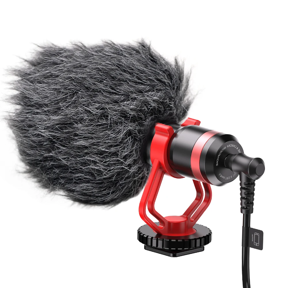 Video Equipment Microphone Youtube Vlogging Facebook Livestream Recording Shotgun Mic for iPhone HuaWei Smartphone DJI Osmo