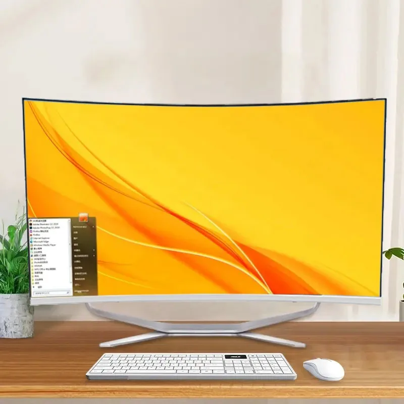 Хит продаж игровой настольный компьютер 32 дюйма моноблок i7 i5 i3 AIO бизнес-геймер 2K