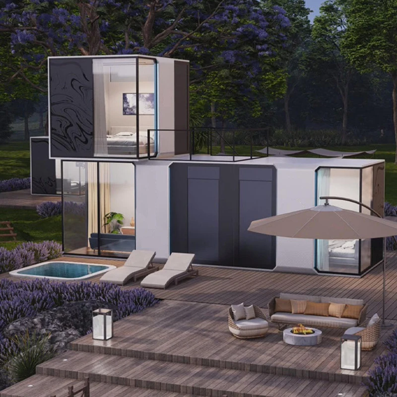 YUNSU Prefab Capsule House Garden Cabin Habitable Small Modular Eco Container Homes Garden Buildings House For Sale