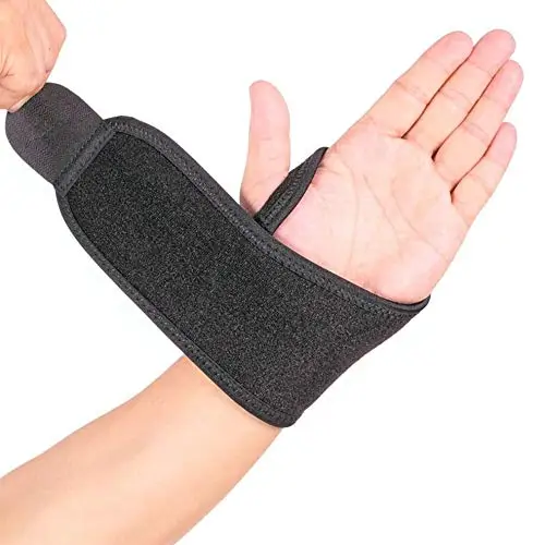 
gym weightlifting wrist wrap cross fit weight lifting fitness lifting sport neoprene stretch wrist support brace wraps OEM 