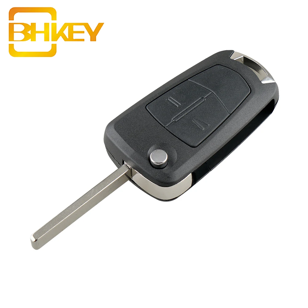 2 Buttons Delphi System 433 MHZ PCF7941 Chip HU100 Blade Folding Fob Remote Car Key For Opel Corsa D Meriva Vauxhall