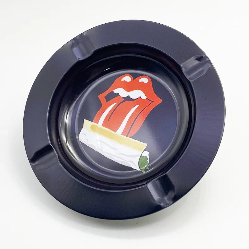  SHINY Smoke Shops Supplies Ready To Ship Custom Portable Cigarette Ash Tray Cigar Ashtray