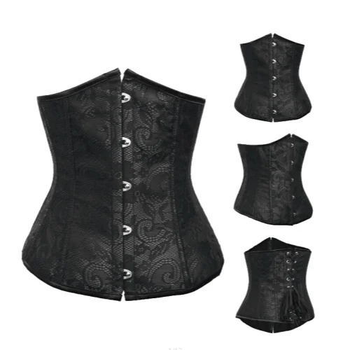 2024Y S-2XL Womens Underbust Corsets Waist Cincher Bustier Top Sexy Gothic Corset