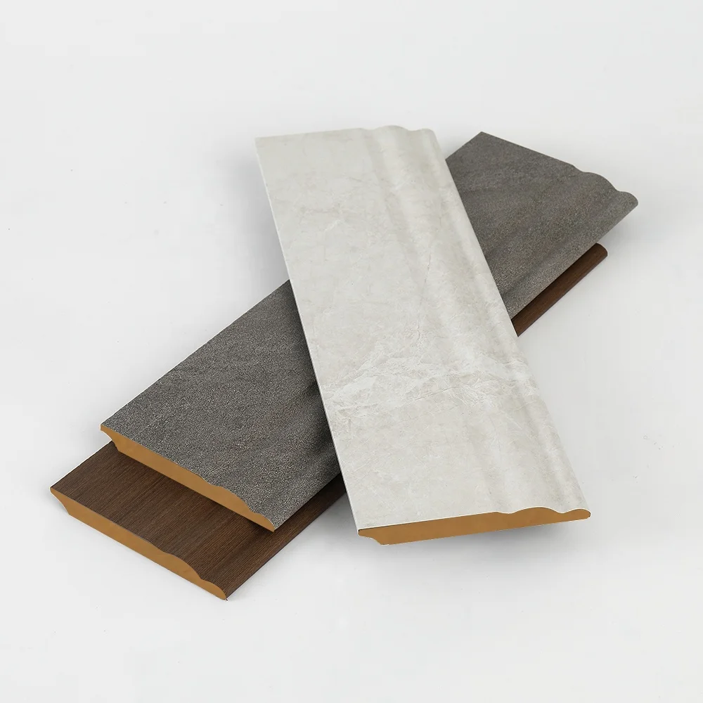 Modern Design MDF Skirting Line Customized White Solid Pine Wood Skirting Baseboard for Flooring Decoration Accessories