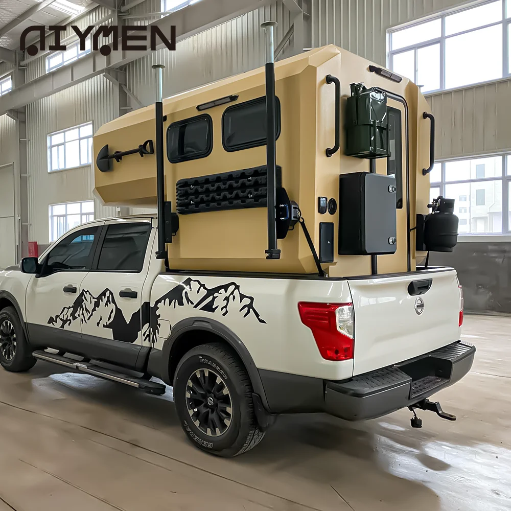 Aluminum Truck Camper Rv Fiberglass Shell Off Road Box Slide In On Cheap Camping 4x4 Small Custom Lightweight Flatbed Motorhome