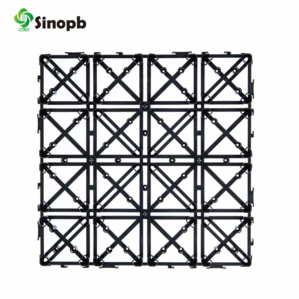 PB-19 DIY Interlocking Plastic Base Garden Deck Tile