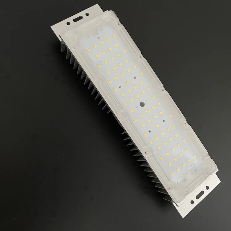 250x74mm 72-in-1 120-Degree PC Cover 50W/60W LED PCB Module for Outdoor Lighting