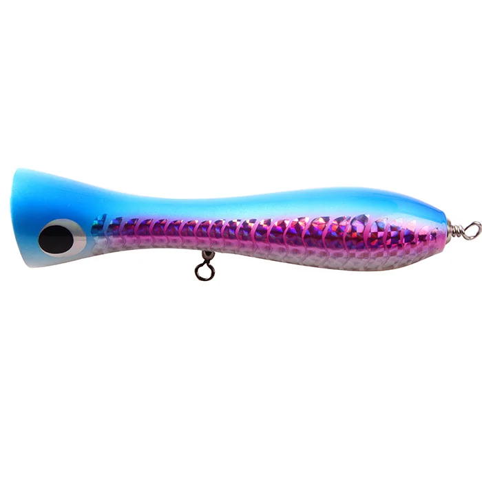 LUTAC Wooden New Design Trend Best-seller Popper Length 200mm Weight 120g Big Fish Lures Saltwater