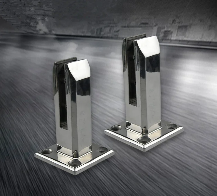 Hot sale Satin or mirror surface best quality stainless steel glass Round and Square railing glass spigot