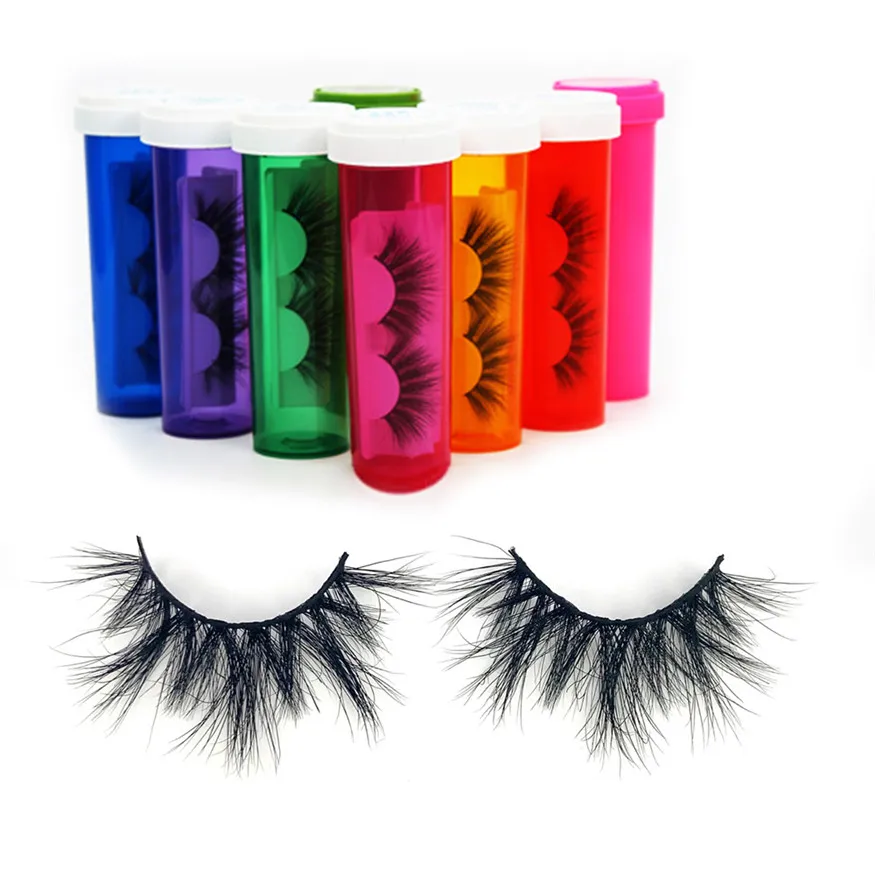 Новое поступление, норковые ресницы 19a с красной сиреной ral lashesl