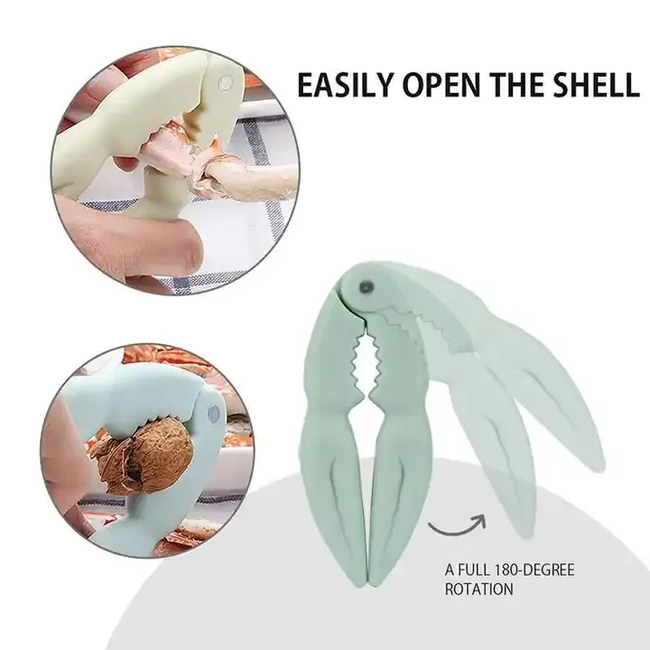 Unique Design Shellfish Opener 100% Food Grade Seafood Cracker Essential Tool for Seafood Lovers