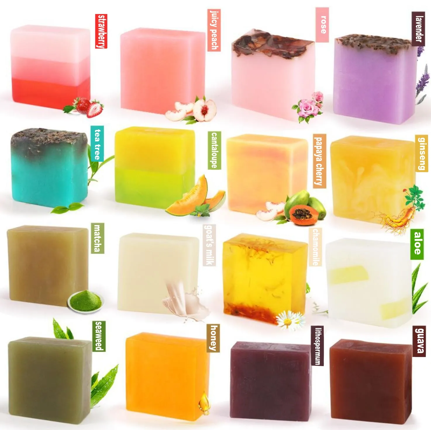 
OEM ODM Natural Handmade body plant bulk bath soap hand soap 