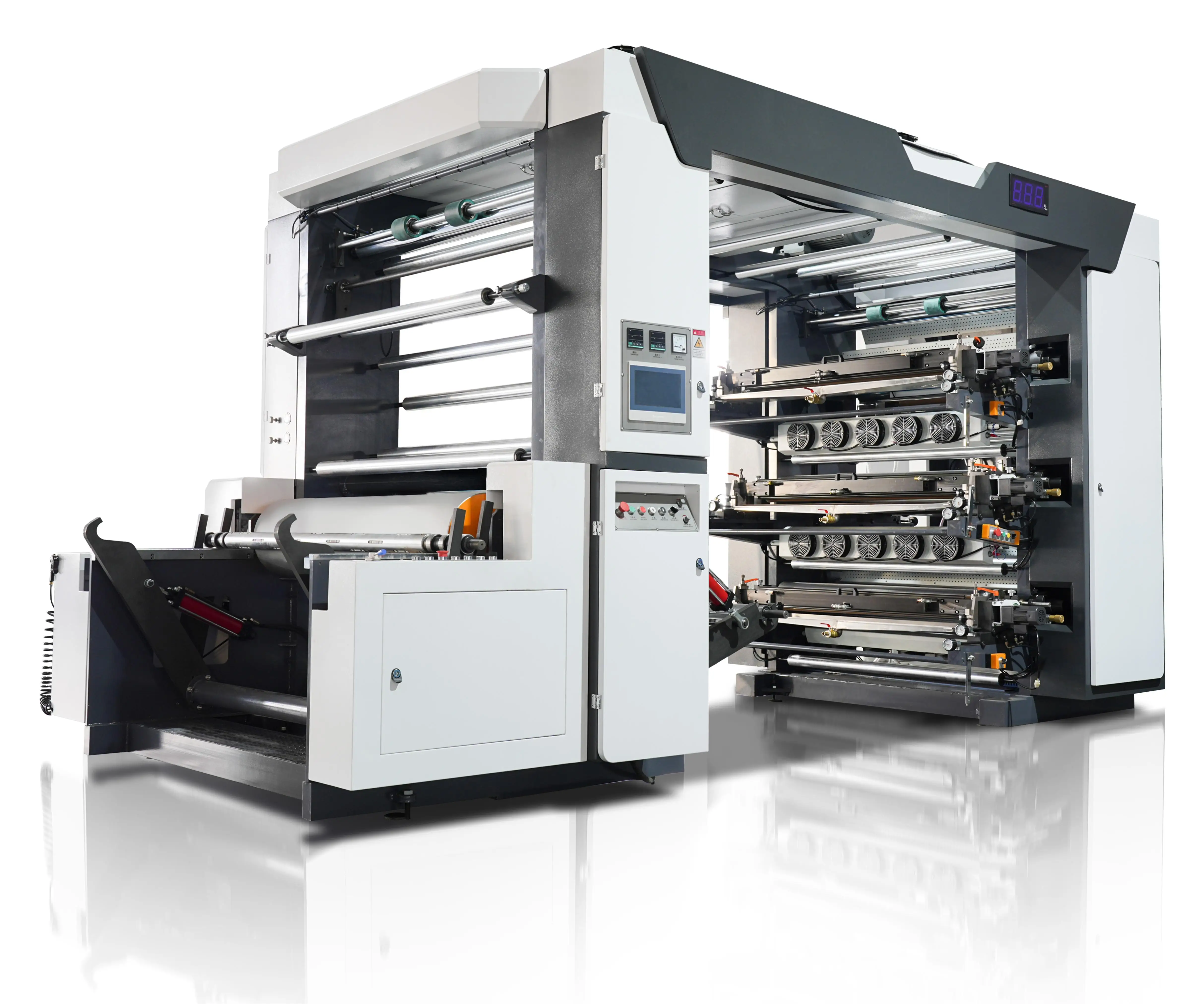 6 color stack type flexo printing machine for paper package paper bag printing  print machine paper