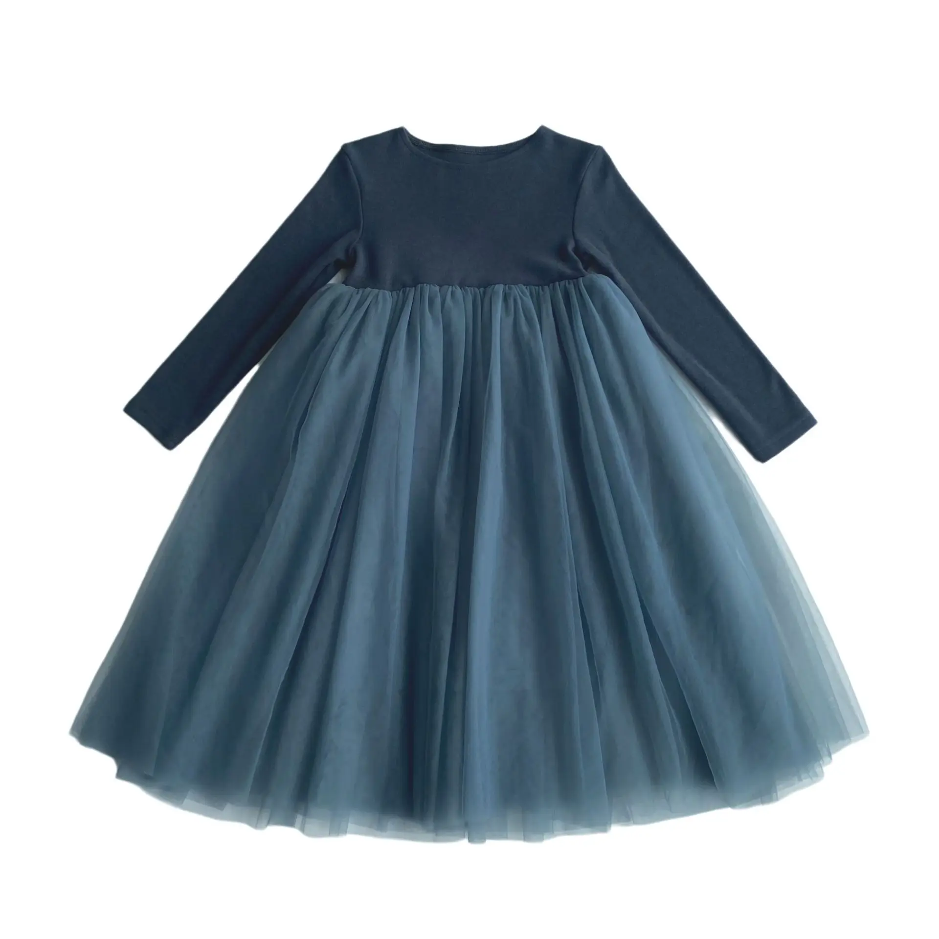 Fashion korean style dress for kids girl 7 to 8 years old good quality elegant girl dresses beautiful and cute girls tulle dress