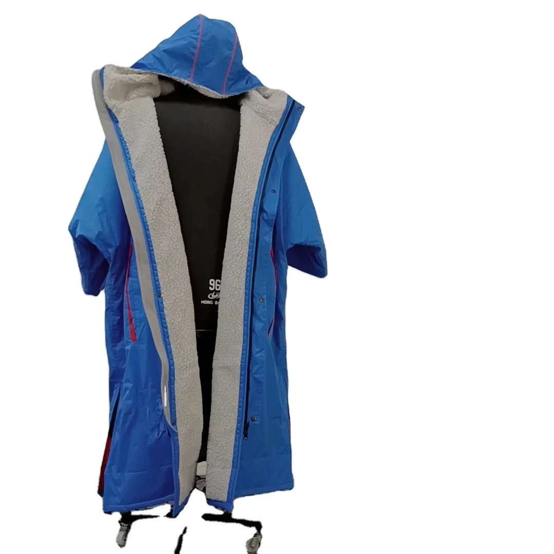 Waterproof Multi Function Windproof Quick Dry Changing Coat Beach Walking Fleece Towel Robe