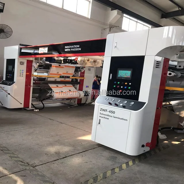 Best Seller Thermal Film With Good Elasticity Solventless Lamination Sales Solvent Free Laminating Machine