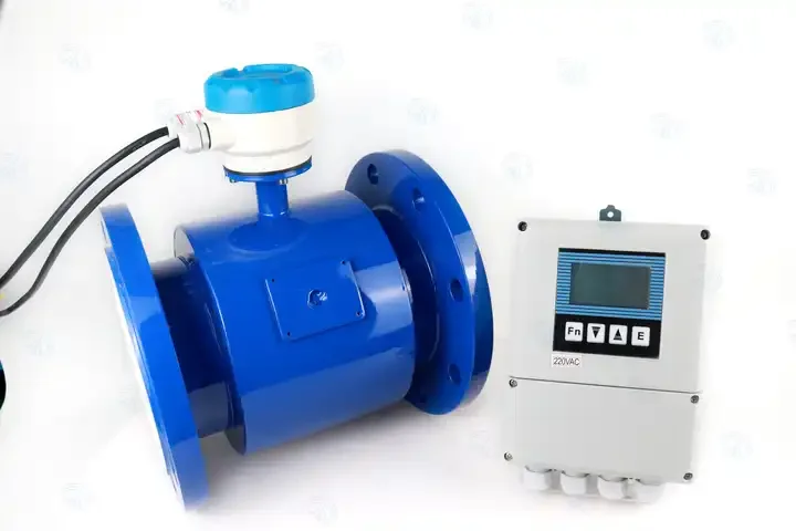 DN150mm PTFE Tantalum Electrode Electromagnetic Flowmeter Chloric Acid Wastewater Rubber Digital Magnetic Flow Meter