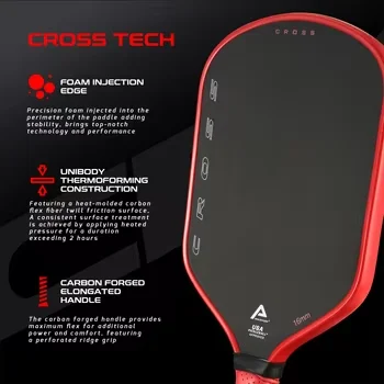 Bigger Sweet Spot Unique OEM Cheap Good Looking 16mm Thickness PP Honeycomb Carbon Fiber Pickleball Paddle with Low MOQ